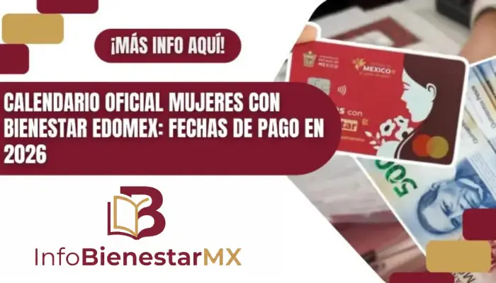 Calendario Oficial Mujeres con Bienestar Edomex: Fechas de Pago en 2026