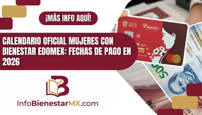 Calendario Oficial Mujeres con Bienestar Edomex: Fechas de Pago en 2026