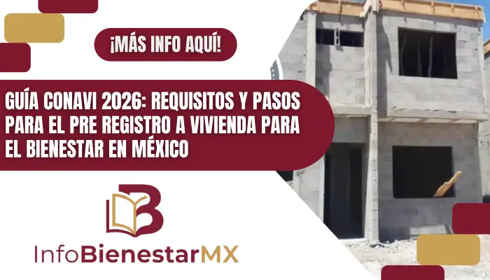 Guía CONAVI 2026: Requisitos y pasos para el Pre Registro a Vivienda para el Bienestar en México