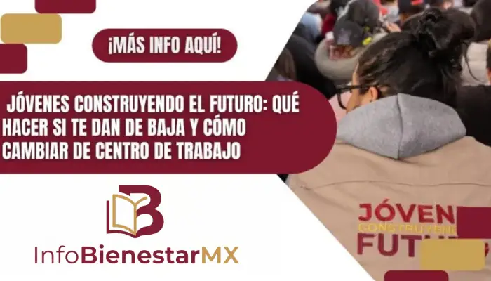 Jóvenes Construyendo el Futuro: Qué hacer si te dan de baja y cómo cambiar de centro de trabajo