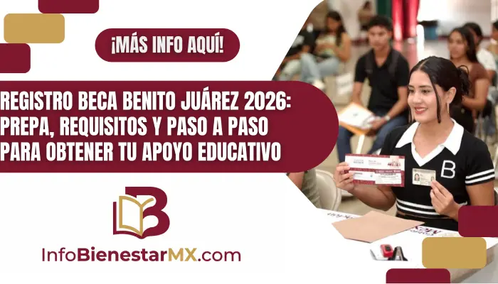 Registro Beca Benito Juárez 2026: Prepa, Requisitos y Paso a Paso para Obtener tu Apoyo Educativo