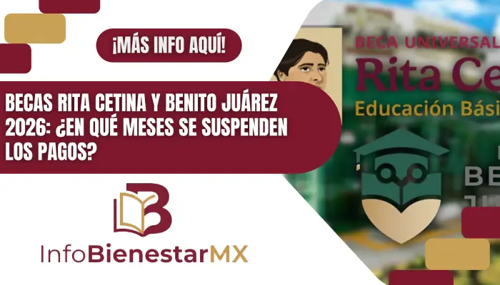 Becas Rita Cetina y Benito Juárez 2026: ¿En qué meses se suspenden los pagos?