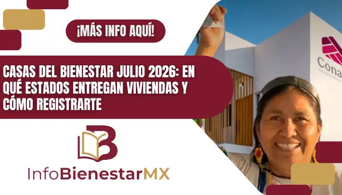 Casas del Bienestar julio 2026: en qué estados entregan viviendas y cómo registrarte