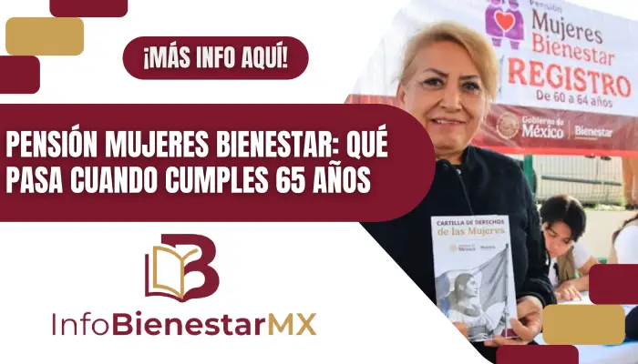 Pensión Mujeres Bienestar: qué pasa cuando cumples 65 años